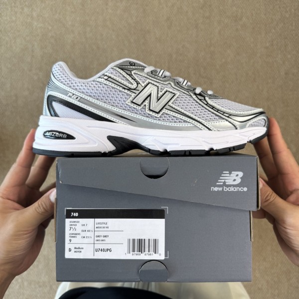 New Balance 740 Pearl Grey White