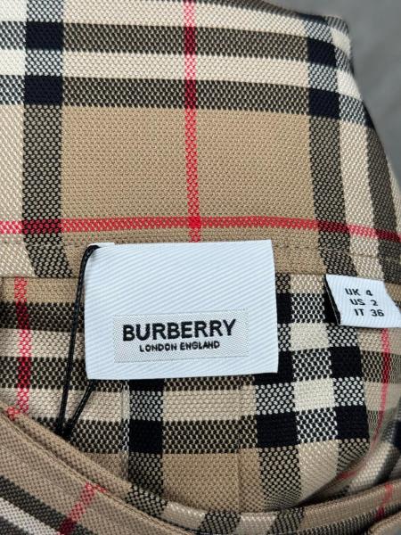 Burberry Vintage Check Kilt Skirt