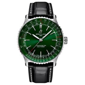BREITLING Aviation Chronograph Collection Automatic Mechanical Movement Men's Watches Watch 41mm Green Dial