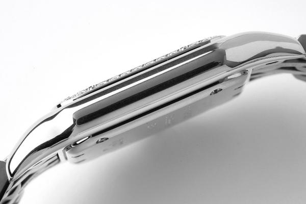 CARTIER Panthère De Cartier Quartz Movement Unisex Watch 36.5*26.7mm White Dial Stainless Steel Case