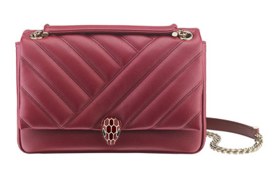 BVLGARI Serpenti Cabochon Handbags 287985 size 27*11*19 cm