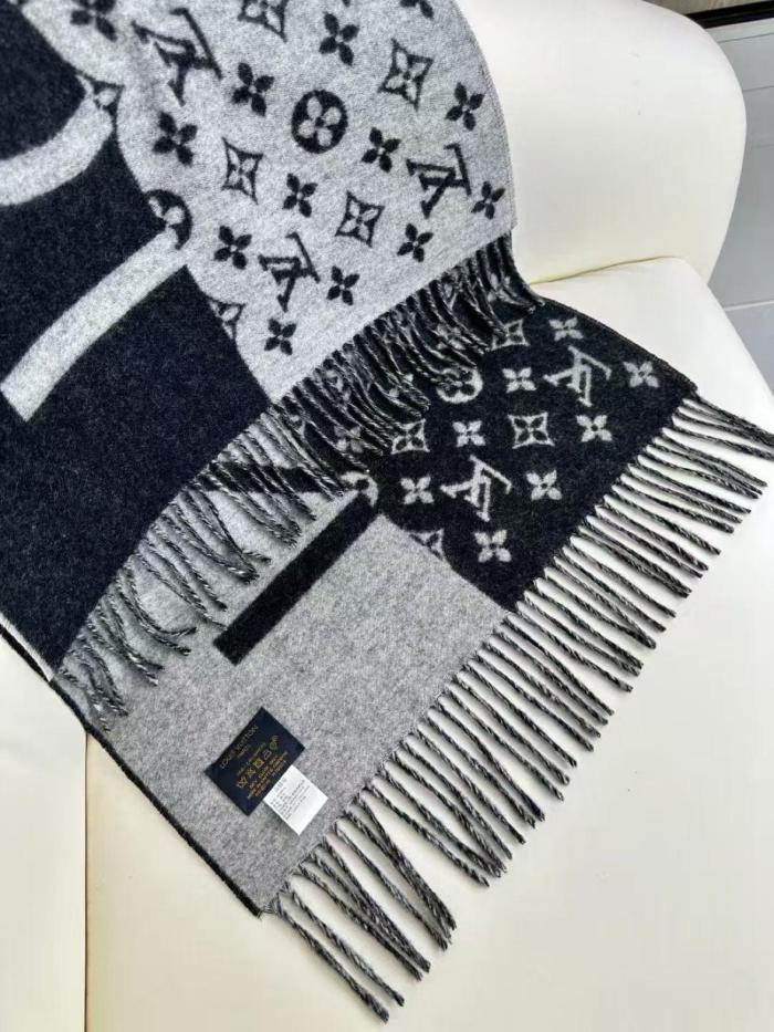 Louis Vuitton Monogram Split Scarf 200*45 cm