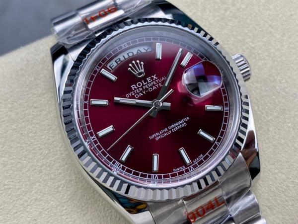ROLEX Unisex Week type Calendar Watch 36mm
