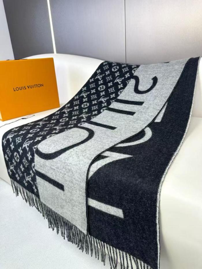 Louis Vuitton Monogram Split Scarf 200*45 cm