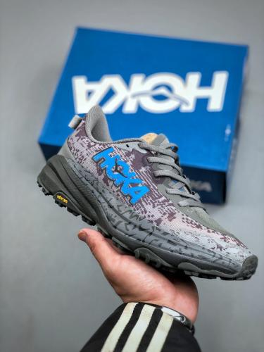 Hoka One One Speedgoat 6 Galactic Grey Hoka Blue