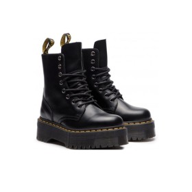 Jadon Dr.Martens Smooth Leather Platform Boot 'Black' Women's