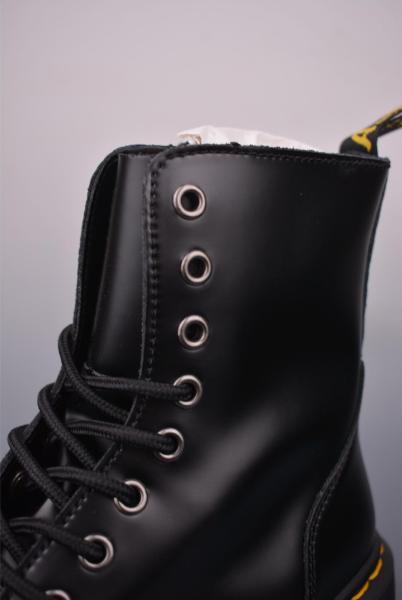 Jadon Dr.Martens Smooth Leather Platform Boot 'Black' Women's