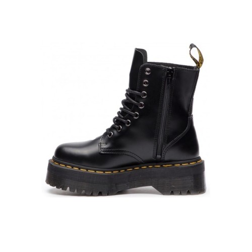 Jadon Dr.Martens Smooth Leather Platform Boot 'Black' Women's