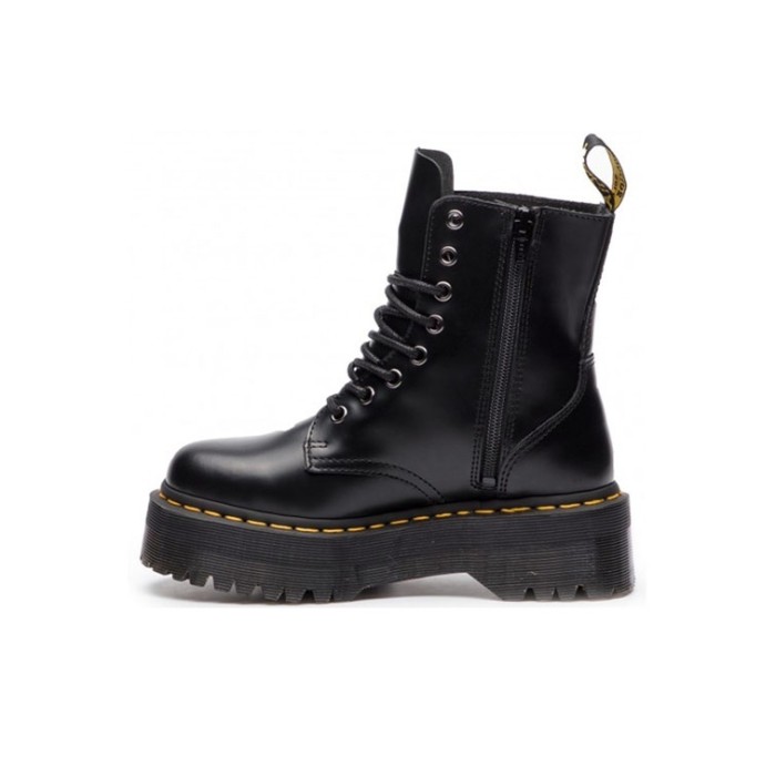 Jadon Dr.Martens Smooth Leather Platform Boot 'Black' Women's