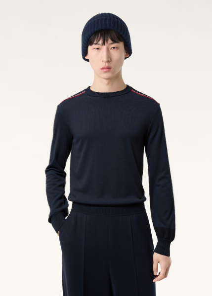 Moncler Sweater Navy Blue