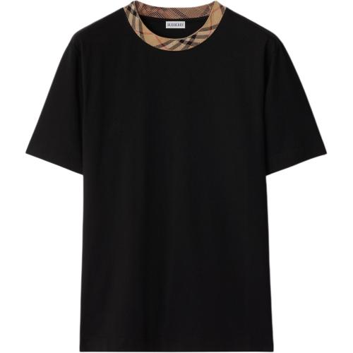 Burberry check-trim T-shirt