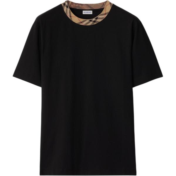 Burberry check-trim T-shirt