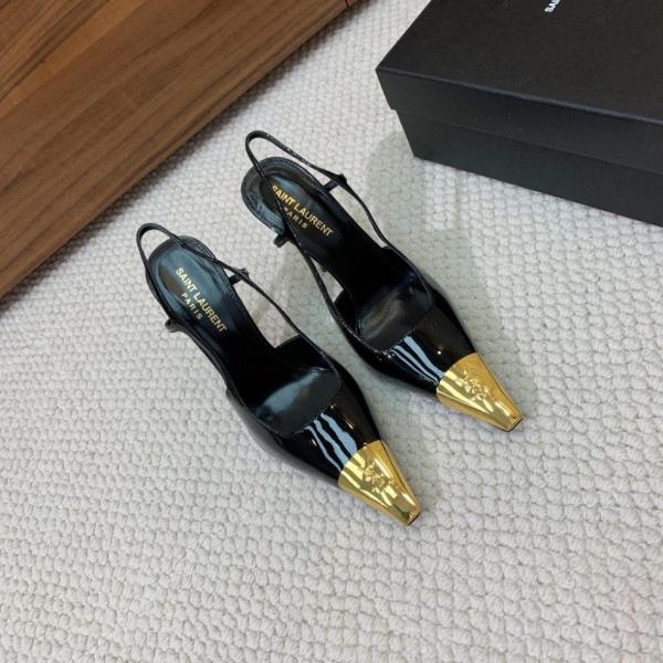 SAINT LAURENT Jeanne Slingback Pumps