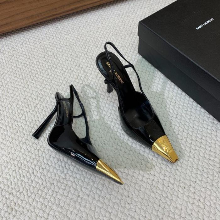 SAINT LAURENT Jeanne Slingback Pumps