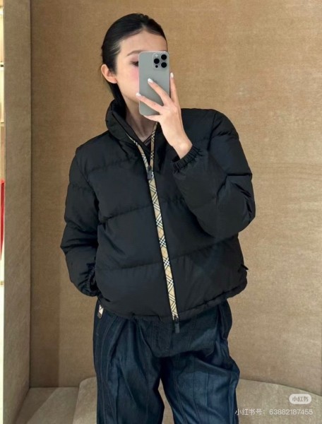 Burberry High Neck Puffer Jacket