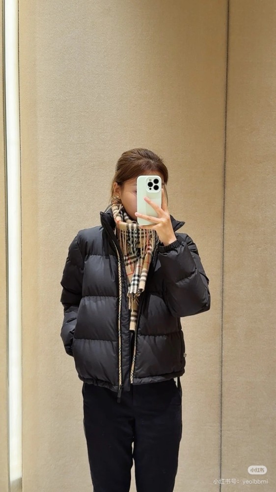 Burberry High Neck Puffer Jacket
