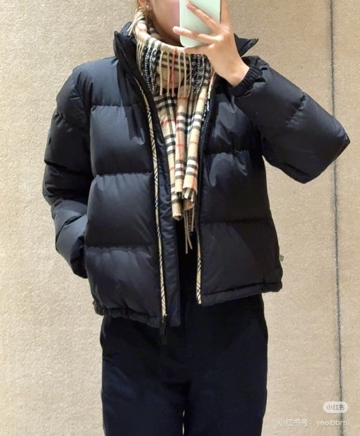 Burberry High Neck Puffer Jacket