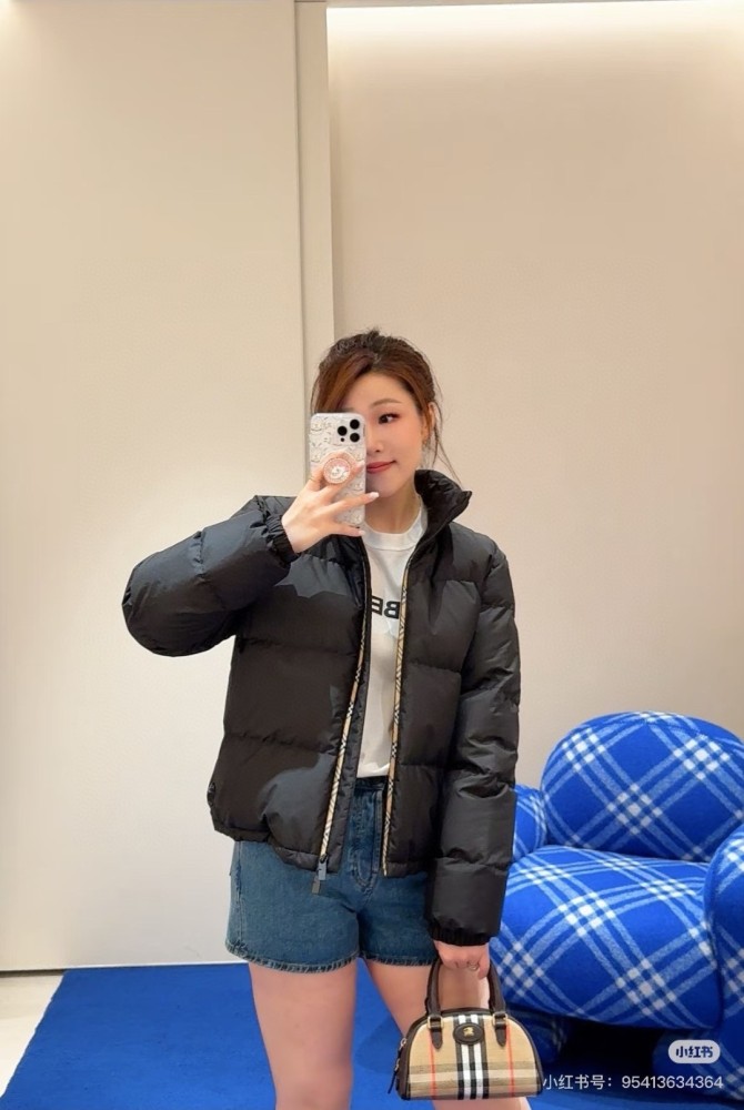 Burberry High Neck Puffer Jacket