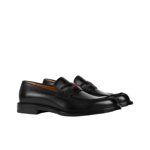 Gucci Loafer Black Green Red