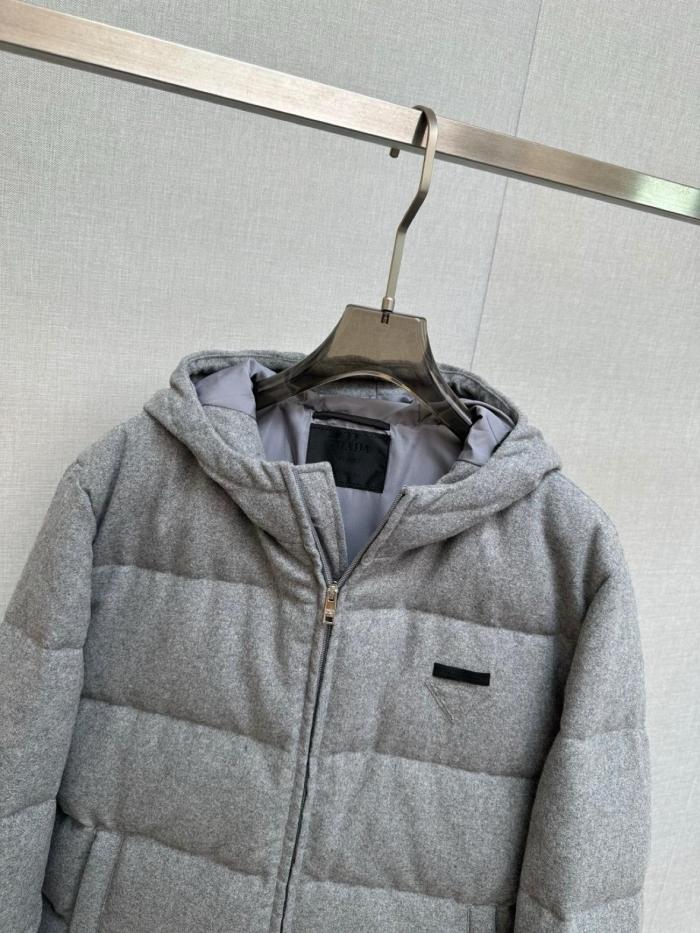 Prada hooded padded jacket