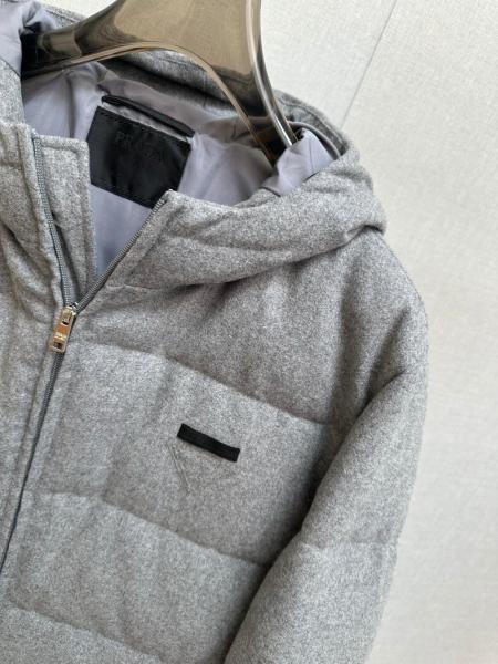 Prada hooded padded jacket