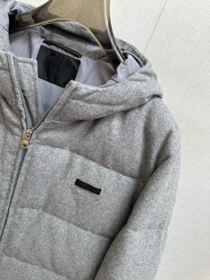 Prada hooded padded jacket