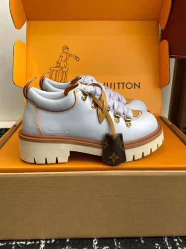 LOUIS VUITTON Nigo Collaboration REMIX FW25 Casual Shoes Men's Gray Blue