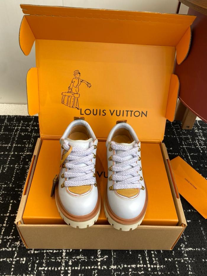 LOUIS VUITTON Nigo Collaboration REMIX FW25 Casual Shoes Men's Gray Blue