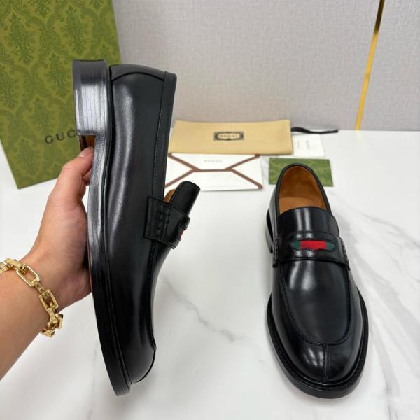 Gucci Loafer Black Green Red
