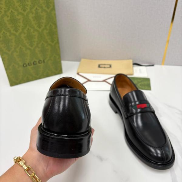 Gucci Loafer Black Green Red