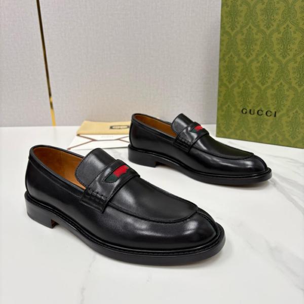 Gucci Loafer Black Green Red