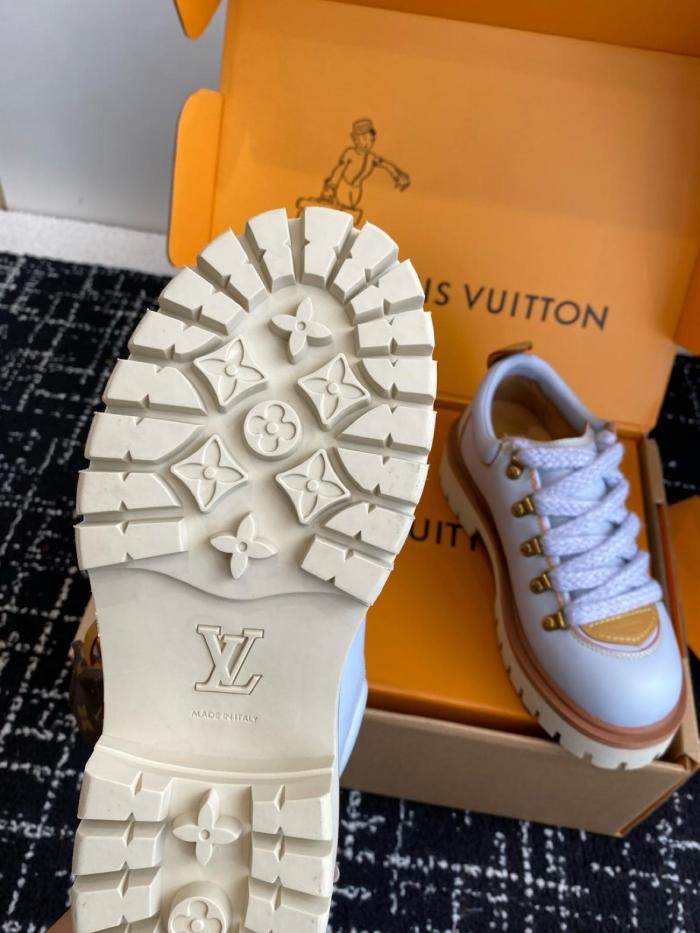 LOUIS VUITTON Nigo Collaboration REMIX FW25 Casual Shoes Men's Gray Blue