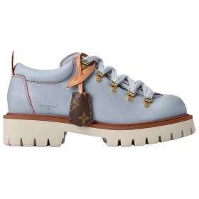 LOUIS VUITTON Nigo Collaboration REMIX FW25 Casual Shoes Men's Gray Blue