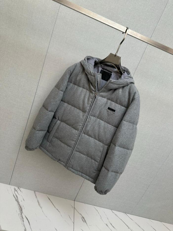 Prada hooded padded jacket