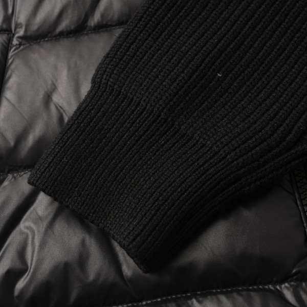 Moncler Panelled Zip Up Hooded Jacket