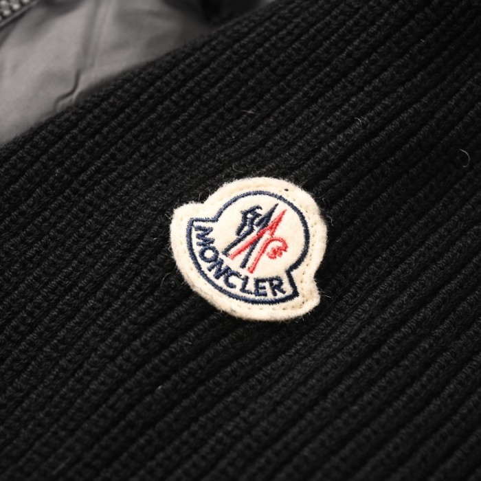 Moncler Panelled Zip Up Hooded Jacket