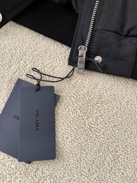 Prada logo-detail padded jacket