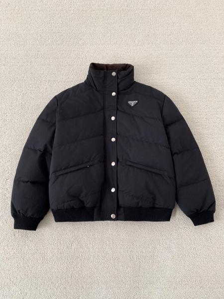 Prada logo-detail padded jacket