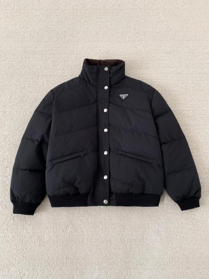 Prada logo-detail padded jacket