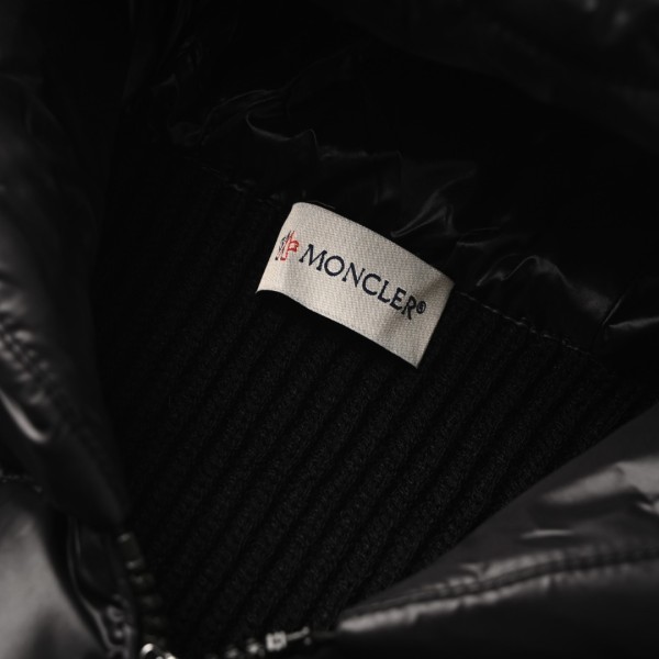 Moncler Panelled Zip Up Hooded Jacket