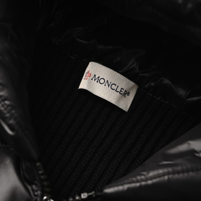 Moncler Panelled Zip Up Hooded Jacket