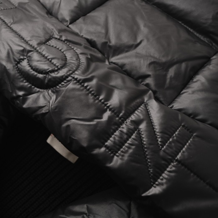 Moncler Panelled Zip Up Hooded Jacket