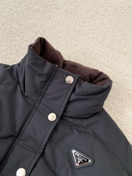 Prada logo-detail padded jacket