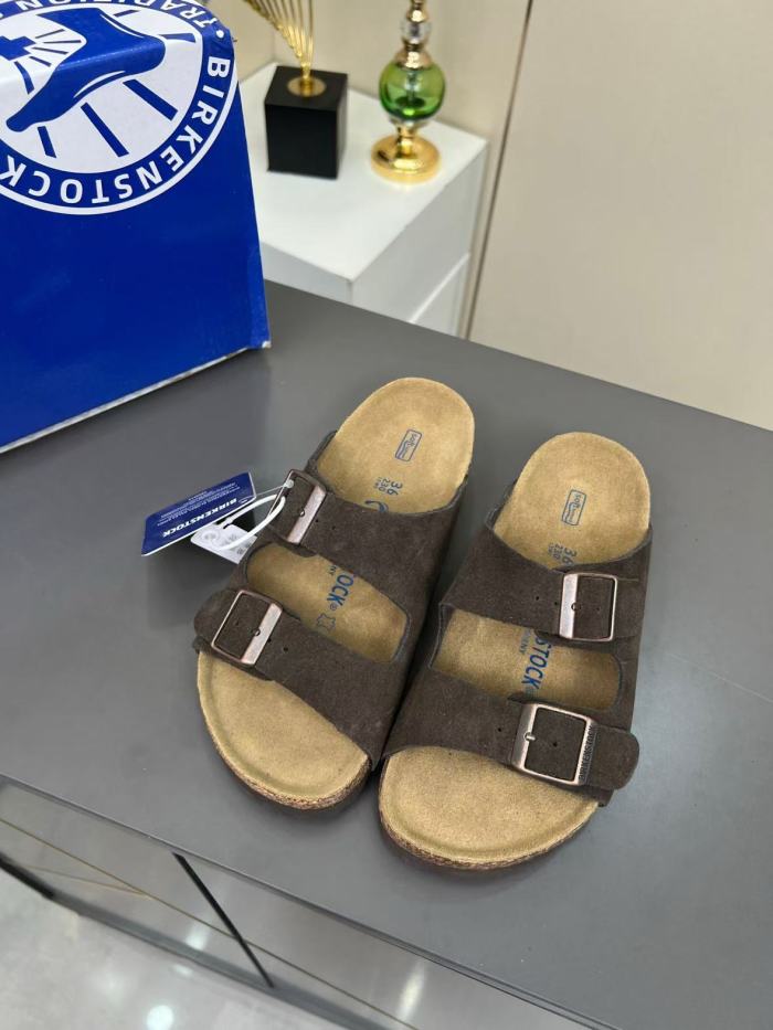 Birkenstock Arizona Soft Footbed Suede Mocha