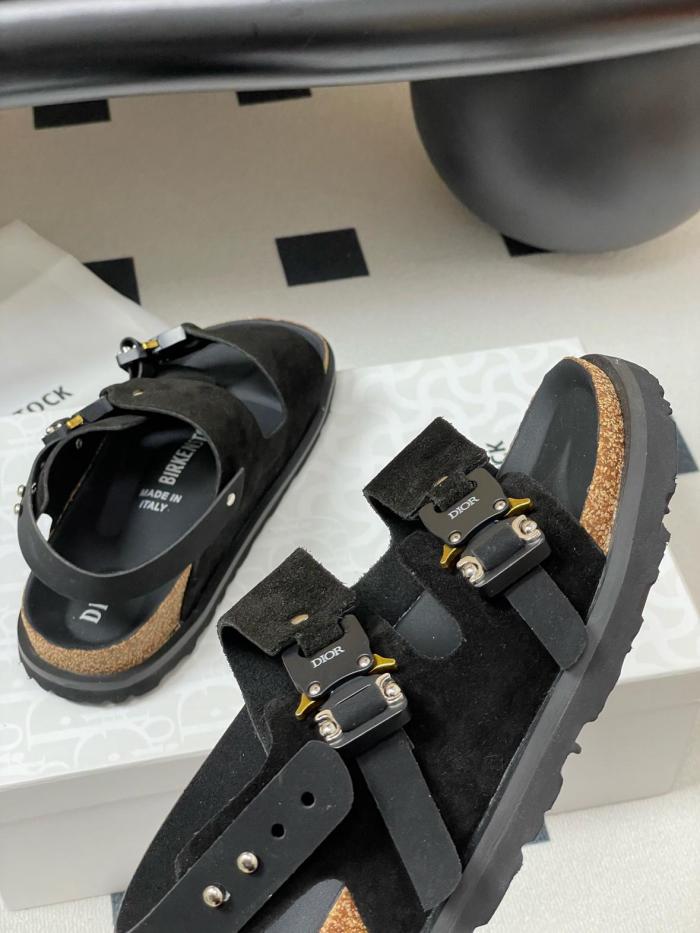 Dior by Birkenstock Milano Sandal Black