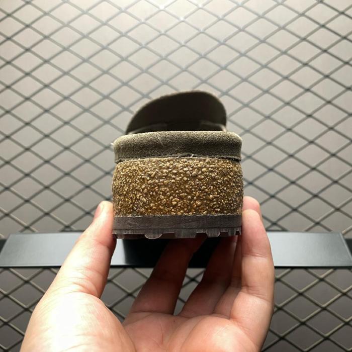 Birkenstock Naples Taupe Suede