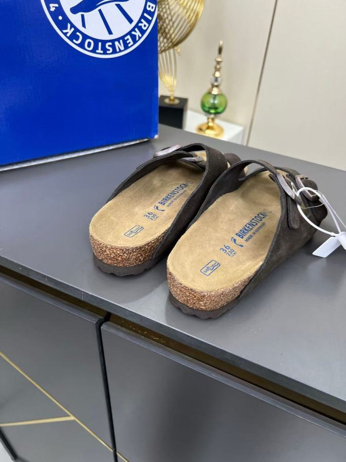 Birkenstock Arizona Soft Footbed Suede Mocha