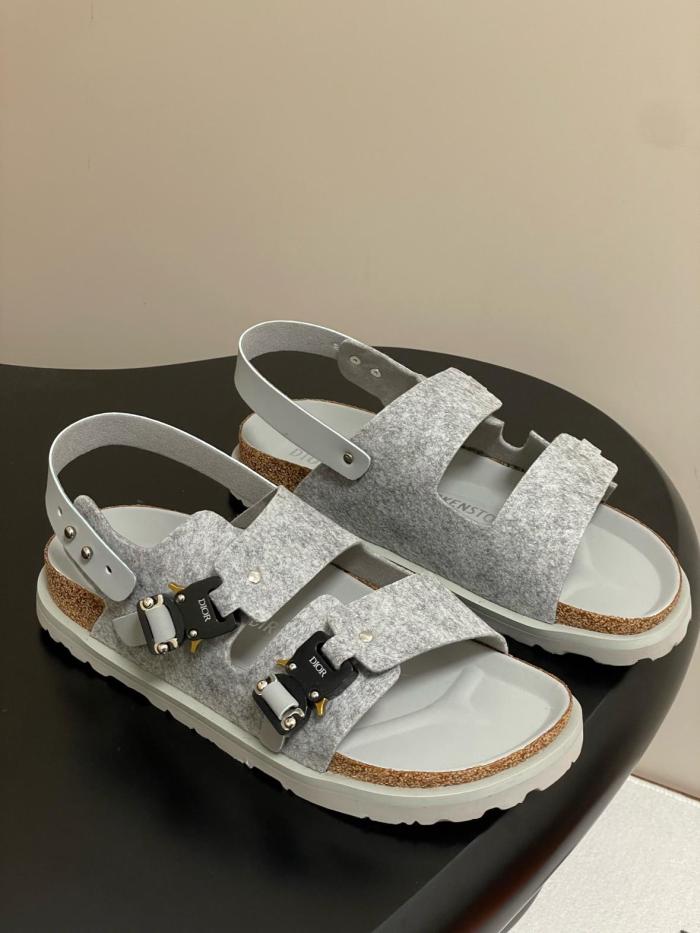 Dior by Birkenstock Milano Sandal Grey