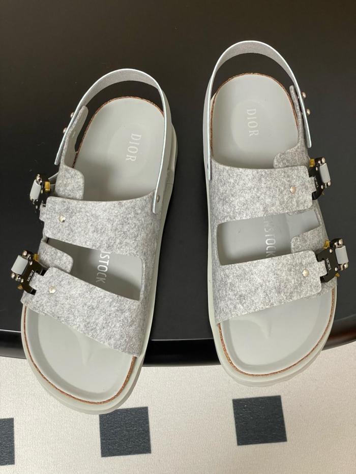 Dior by Birkenstock Milano Sandal Grey