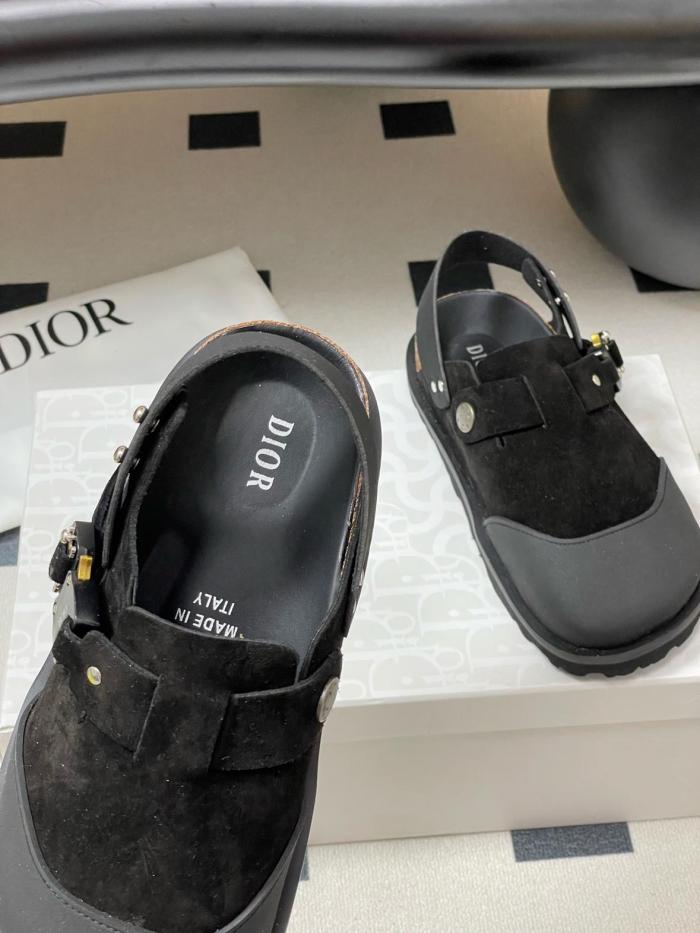 Dior by Birkenstock Tokio Mule Black